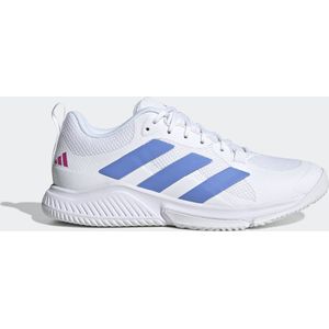 Adidas court team bounce 2.0 in de kleur wit.