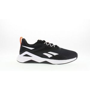 Reebok Nanoflex Tr 2.0 Sneaker voor dames, Core Black Pure Grey 6 Schoeisel Rood Wit, 40.5 EU