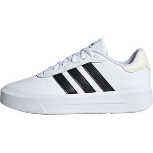 adidas Court Platform dames Sportschoenen, ftwr white/core black/chalk white, 38 EU
