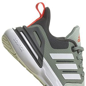 adidas Rapidasport K Sneakers voor jongens, Linen Groen Zilver Groen Ftwr Wit, 28.5 EU
