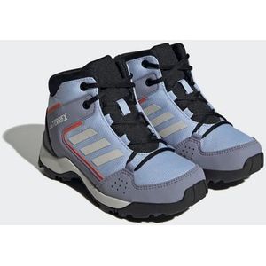 adidas Terrex Hyperhiker Mid Hiking uniseks-kind Sneakers, Blue Dawn/Grey One/Solar Gold, 38 EU