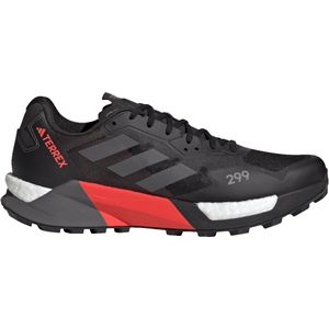 ADIDAS Terrex Agravic Ultra Sneakers voor heren, 43 1/3 EU, Core Black Grey Five Solar Red, 43 1/3 EU