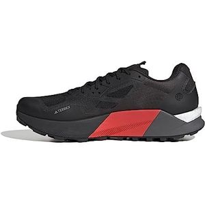ADIDAS Terrex Agravic Ultra Sneakers voor heren, Core Black Grey Five Solar Red, 47.50 EU