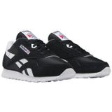 Reebok - Classic Sneakers - Zwart - Leer/Textiel - Vetersluiting