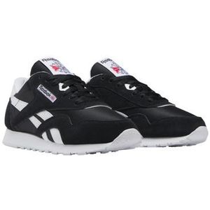 Reebok - Classic Sneakers - Zwart - Leer/Textiel - Vetersluiting