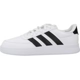 adidas - BREAKNET 2.0 - Sneakers - Cloud White / Core Black / Silver Metallic - Synthetisch