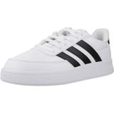 adidas - BREAKNET 2.0 - Sneakers - Cloud White / Core Black / Silver Metallic - Synthetisch