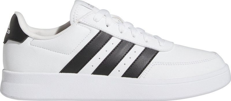 adidas - BREAKNET 2.0 - Sneakers - Cloud White / Core Black / Silver Metallic - Synthetisch