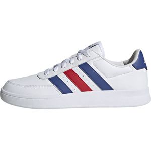adidas Breaknet 2.0 Shoes Sneakers heren, ftwr white/semi lucid blue/better scarlet, 42 EU