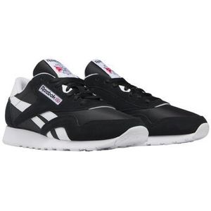 Reebok Klassieke leren hardloopschoenen voor heren, Core Zwart Ftwr Wit Ftwr Wit, 43 EU