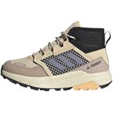 adidas Uniseks-Kind Terrex Trailmaker Mid RAIN.RDY Hiking Shoes, Sand/Silver Violet/Acid Orange, 29 EU