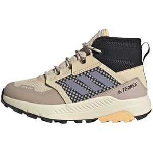 adidas Terrex Trailmaker Mid Rain Rdy Hiking Sneakers voor kinderen, uniseks, meerkleurig (Sand Strata Silver Violet Acid Oranje), 36.5 EU