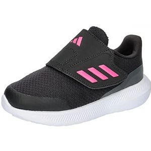 adidas RunFalcon 3.0 Hook-and-Loop Sneakers uniseks-baby, Core Black/Core Black/Pulse Magenta, 25 EU