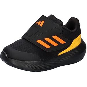 Adidas Runfalcon 3.0 Ac I jongens Sneakers, Core Black Screaming Orange Solar Gold, 25 EU