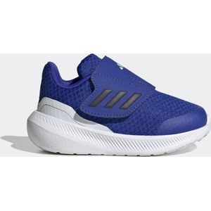adidas - RunFalcon 3.0 - Schoenen - Blauw - Klittenbandsluiting, Cloudfoam-middenzool, Gerecycled Materiaal