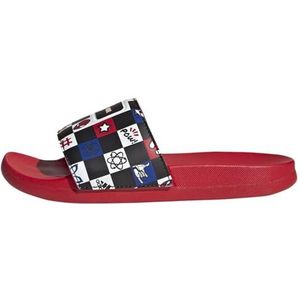 Adidas Adilette Comfort Spiderman K Slides, Core Black/FTWR White/Better Scarlet, 39 EU, Core Black Ftwr White Better Scarlet