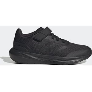 adidas RunFalcon 3.0 Elastic Lace Top Strap Sneakers uniseks-kind, core black/core black/core black, 38 EU