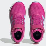adidas RunFalcon 3.0 Elastic Lace Top Strap Sneakers uniseks-kind, lucid fuchsia/blue dawn/core black, 33 EU