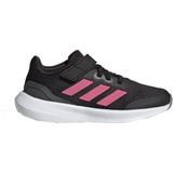 adidas RunFalcon 3.0 Elastic Lace Top Strap Sneakers uniseks-kind, core black/pulse magenta/grey six, 31 EU