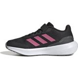 adidas RunFalcon 3.0 Elastic Lace Top Strap Sneakers uniseks-kind, core black/pulse magenta/grey six, 33 EU