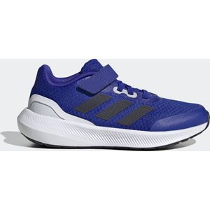 adidas Sportswear RunFalcon 3.0 Schoenen met Elastische Veters en Klittenband - Kinderen - Blauw- 30 1/2