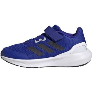 adidas Sportswear RunFalcon 3.0 Schoenen met Elastische Veters en Klittenband - Kinderen - Blauw- 30 1/2