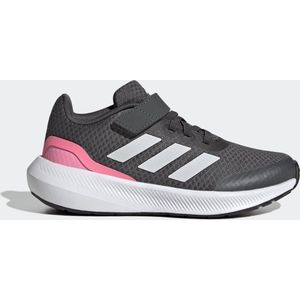 adidas Sportswear RunFalcon 3.0 Schoenen met Elastische Veters en Klittenband - Kinderen - Grijs- 38 2/3