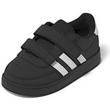 adidas Breaknet Lifestyle Court Two-Strap Hook-and-Loop Sneaker uniseks-baby, Core Black/Ftwr White/Ftwr White, 20 EU