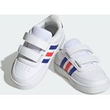 Adidas - Breaknet 2.0 Cf - Babyschoenen - Wit - Synthetisch Leer