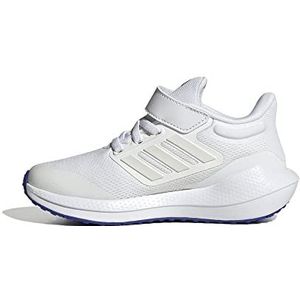 Adidas Ultrabounce El K uniseks-kind Sneakers, Ftwr White Zero Met Lucid Blue, 34 EU