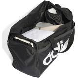 adidas Linear Duffel M Sporttas voor volwassenen, uniseks, zwart/wit (meerkleurig), eenheidsmaat