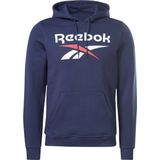 Reebok - Identity Fleece Pullover Hoodie - Groen - Katoen / Polyester - Regular Fit