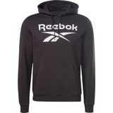 Reebok RI FLC BIG LOGO HOOD - Heren Trui - Zwart