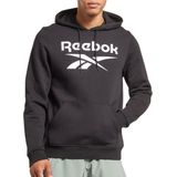 Reebok RI FLC BIG LOGO HOOD - Heren Trui - Zwart