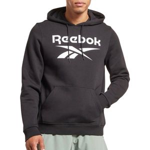 Reebok RI FLC BIG LOGO HOOD - Heren Trui - Zwart