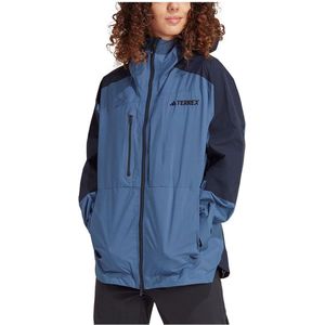 Adidas - Xploric Rr - Wandeljack - Blauw - Waterdicht, 100% Gerecycled Polyester