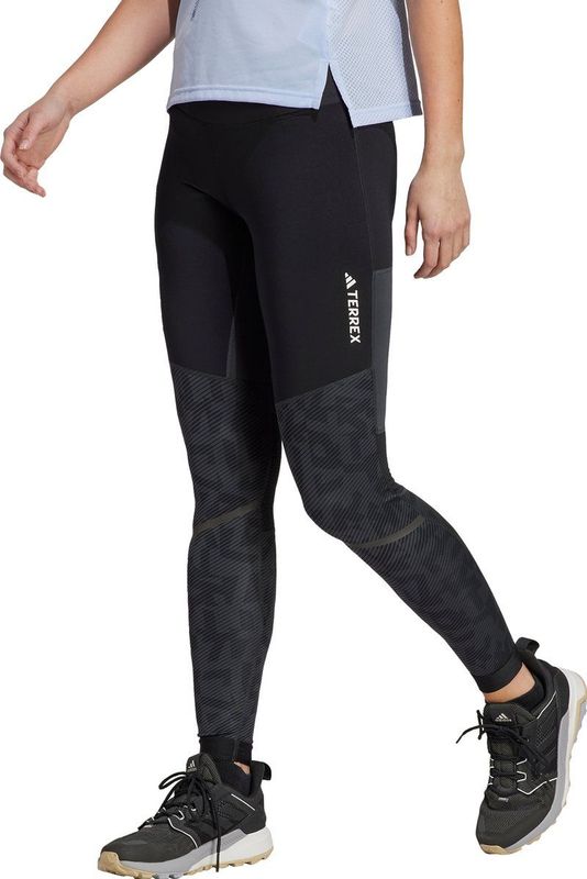 adidas TERREX Terrex Agravic Trail Running Legging - Dames - Grijs