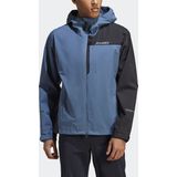 adidas - Terrex - Regenjack - Zwart - 100% Gerecycled Polyester