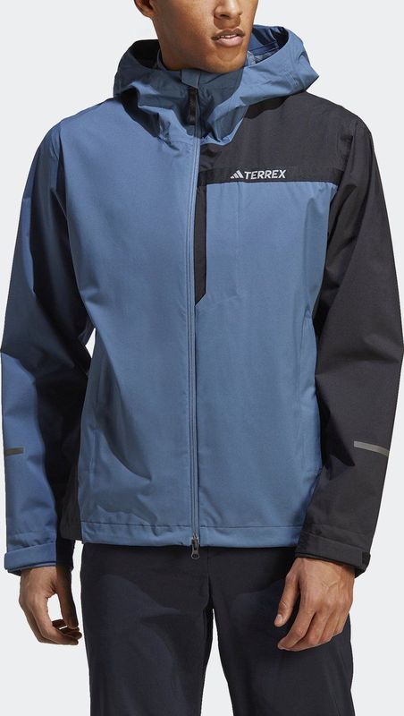 adidas - Terrex - Regenjack - Zwart - 100% Gerecycled Polyester