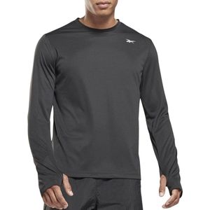 Reebok TRAIN LS TECH TEE Heren Sportshirt - Zwart