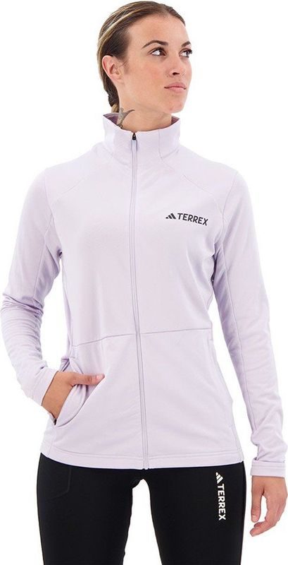 adidas - Mt Fleece - Fleecejack - Roze - Volledige Rits