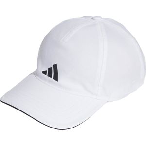 ADIDAS BBALL HT2031 Cap A.R. Hoed, Uniseks, Volwassenen, Wit/Zwart/Zwart, Maat OSFC