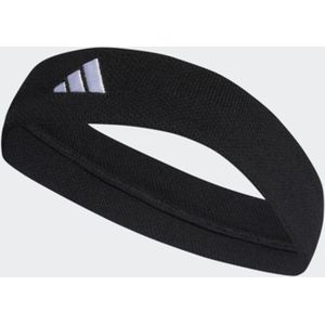 Adidas tennis hoofdband in de kleur zwart.