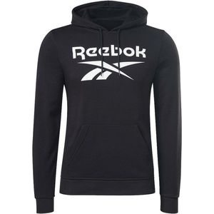 Reebok - Identity French Terry Pullover Hoodie - Grijs - Katoen / Gerecycled Polyester