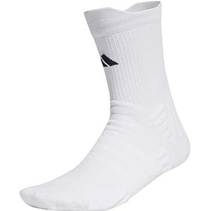 adidas - Tennis Cushioned Crew Socks - Wit/Zwart - Uniseks-Volwassen