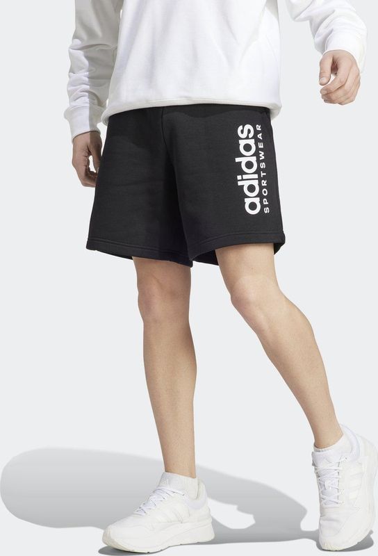 adidas Sportswear All SZN Fleece Graphic Short - Heren - Zwart