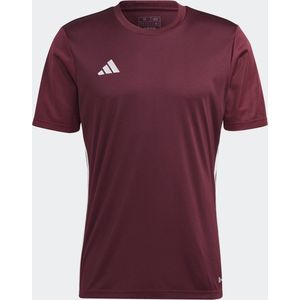 Adidas Tabela 23 Shirt Korte Mouw Heren - Bordeaux / Wit