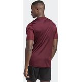 Adidas Tabela 23 Shirt Korte Mouw Heren - Bordeaux / Wit