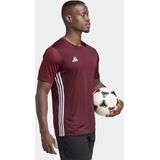 Adidas Tabela 23 Shirt Korte Mouw Heren - Bordeaux / Wit