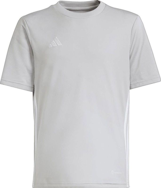 Adidas Tabela Shirt Korte Mouw Kinderen - Lichtgrijs Wit